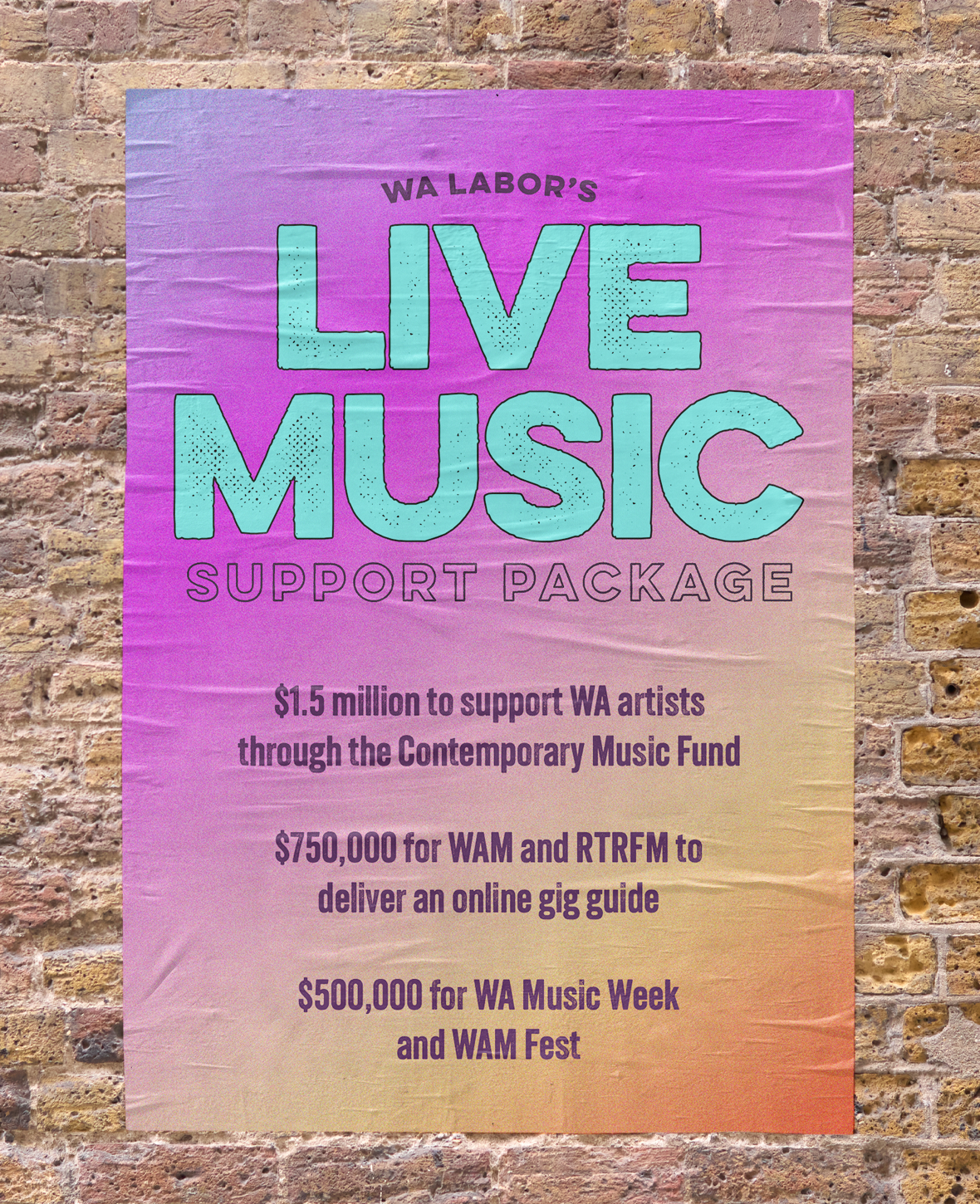 COMMITMENT - $2.75 Million for WA Music Package Main Image