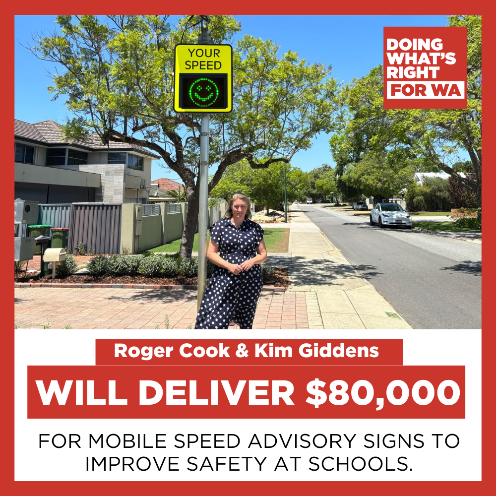 COMMITMENT - $80,000 for Mobile Speed Signs  Main Image