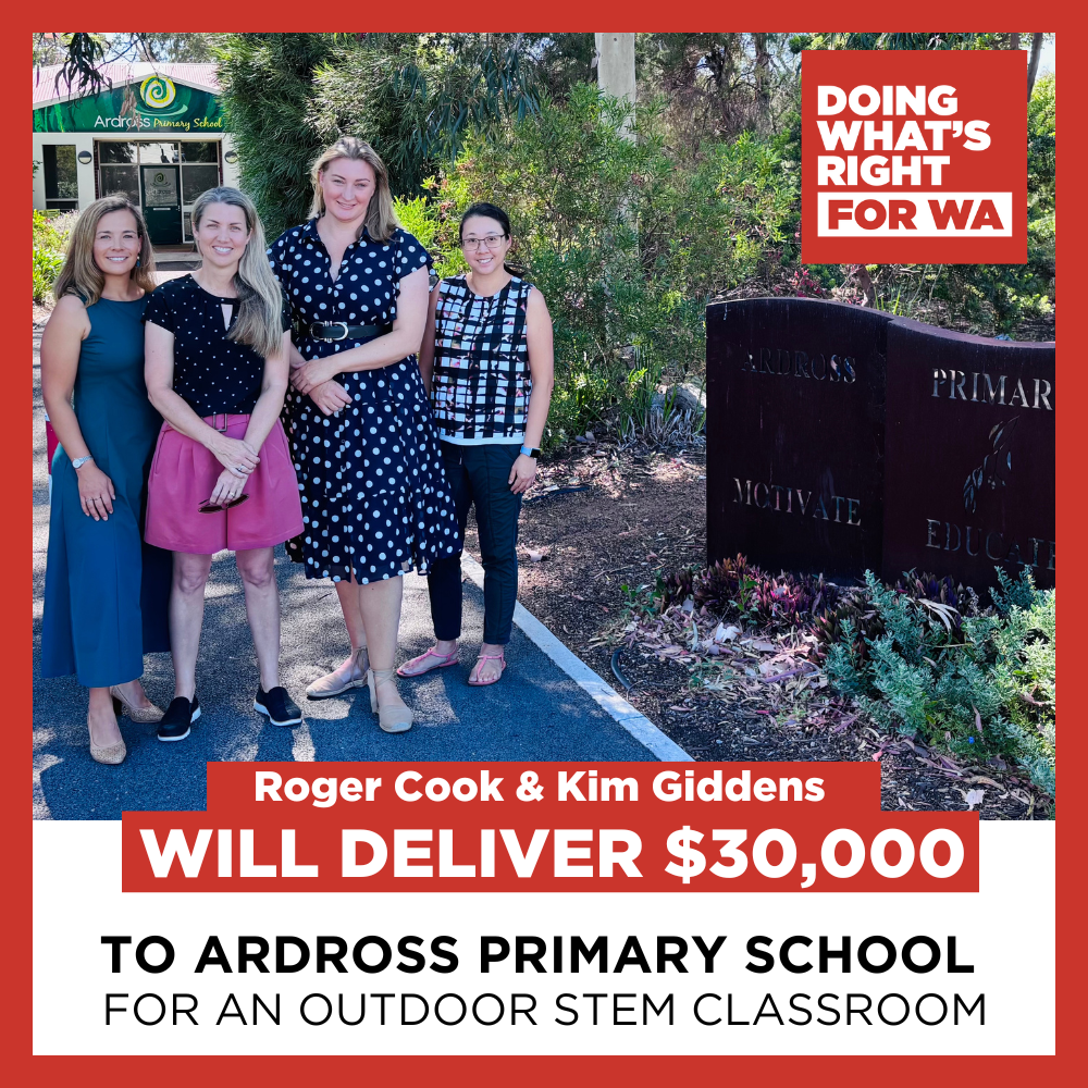 $30,000 for Ardross Primary School Main Image